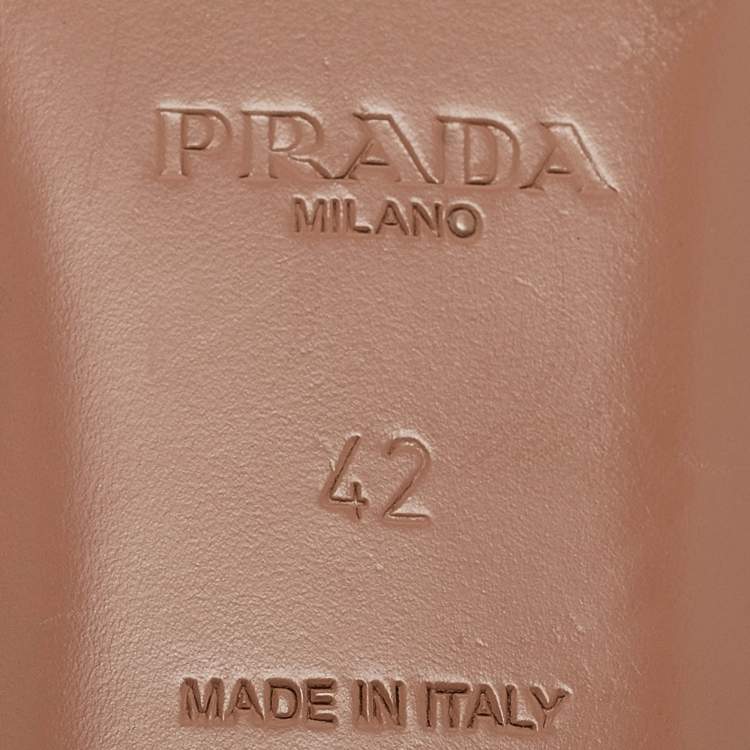 Pre Owned Prada Grey Embossed Croc and Patent Cap Toe Bow Ballet Flats Size 42