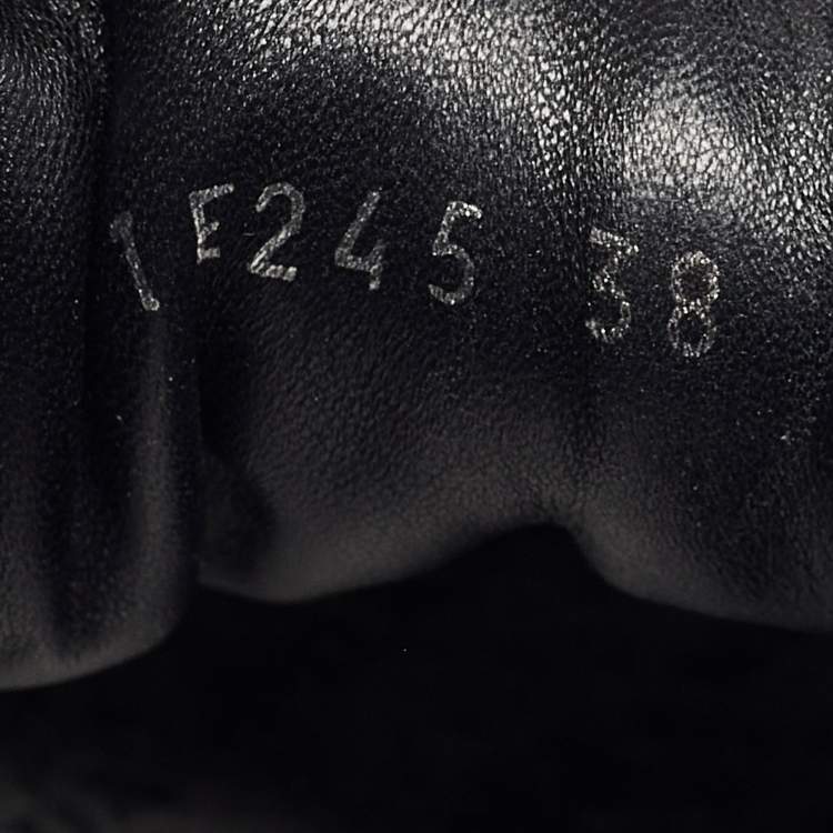 Pre Owned Prada Burgundy nylon Details Low Top Sneakers Size 38