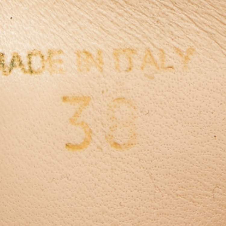 Pre Owned Prada Black Vernice Saffiano Leather Flat Slides Size 38