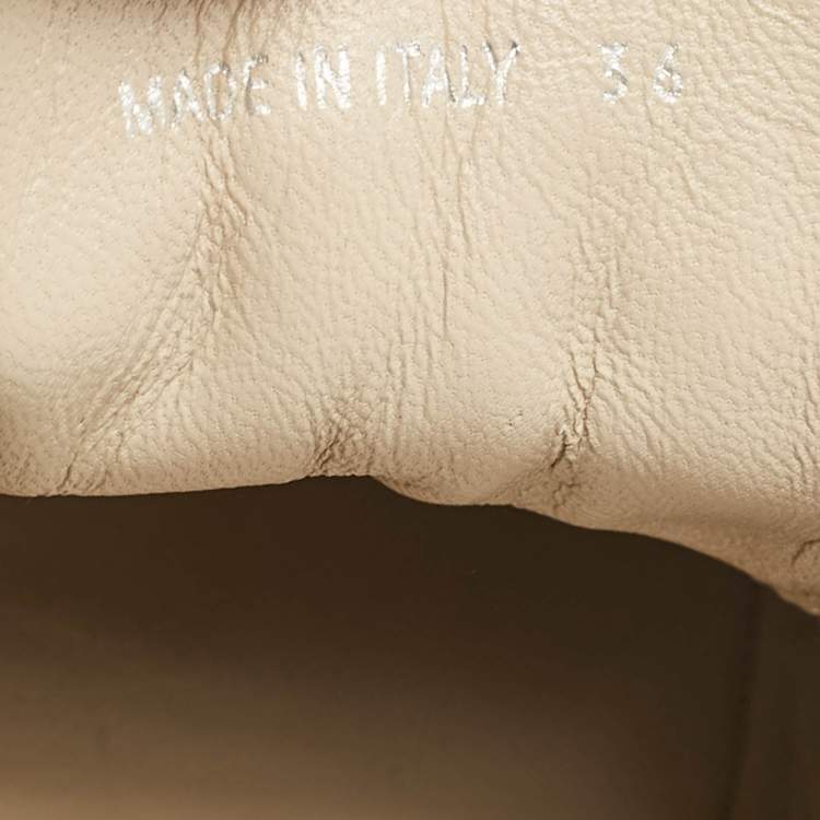 Pre Owned Prada Black Leather Espadrille Platform Lace Up Sneakers Size 36