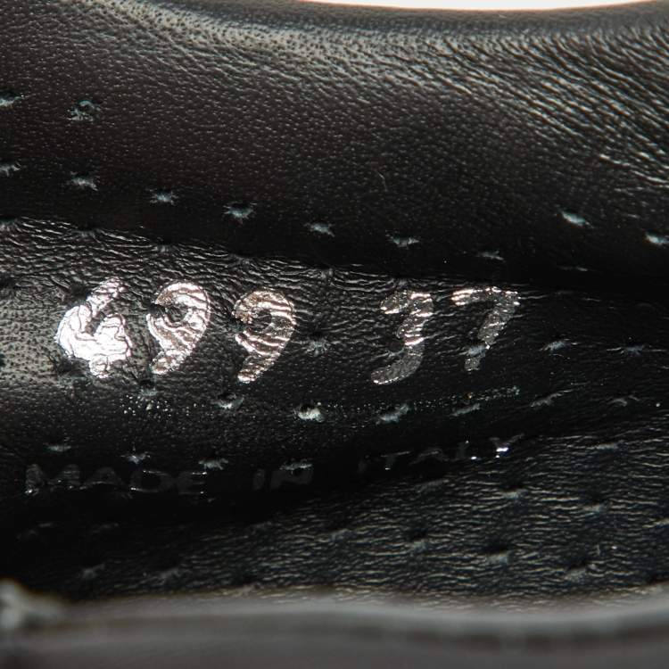 Pre Owned Prada Black Nylon Prax Logo Low Top Sneakers Size 37