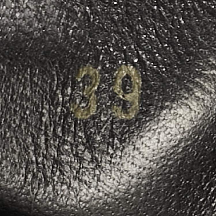 Pre Owned Prada Silver Leather Brogues Oxford Sneakers Size 39