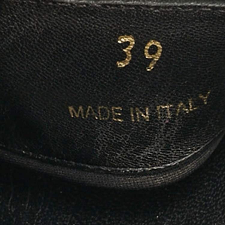 Pre Owned Prada Black Neoprene Crystal Embellished Flat Sandals Size 39