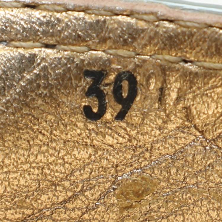 Pre Owned Prada Soft Blue Patent Leather Espadrille Flats Size 39