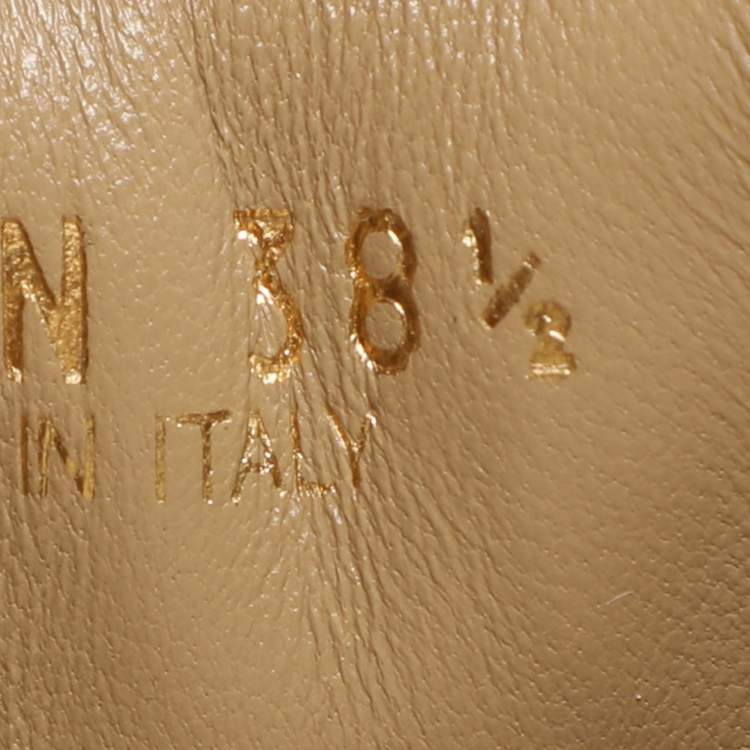 Pre Owned Prada Beige Suede Sabot Mules Size 38.5