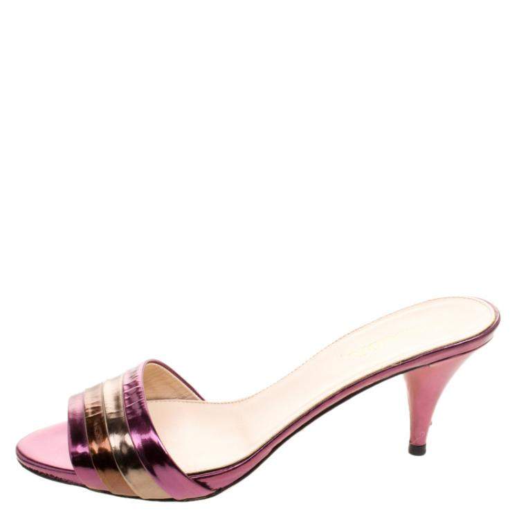 prada kitten heel sandals