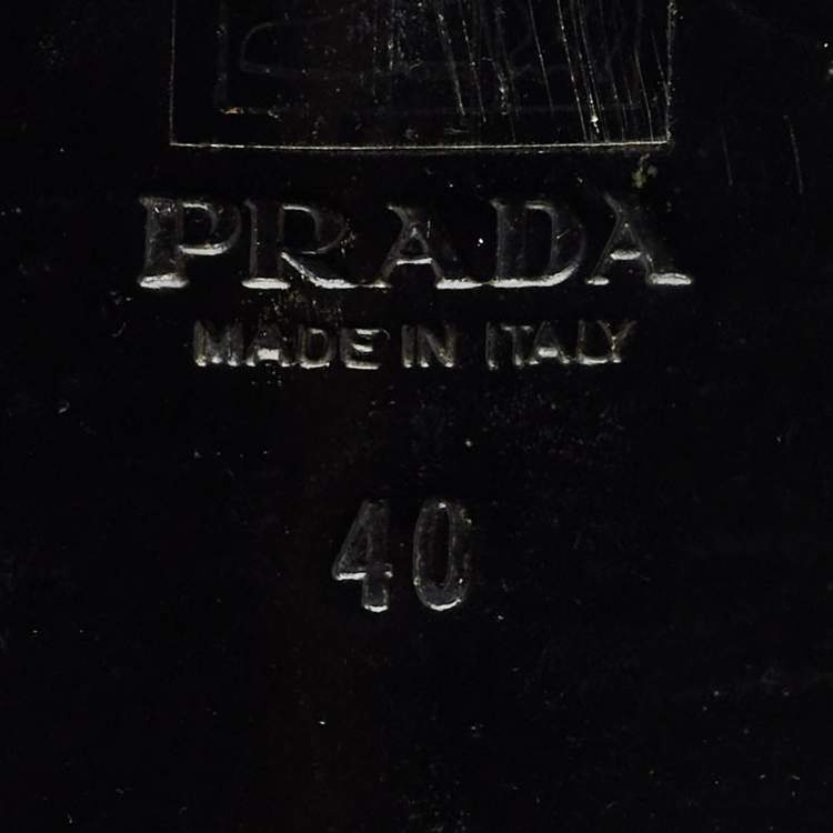 Pre Owned Prada Dark Brown Suede Fold Over Knee Length Boots Size 40