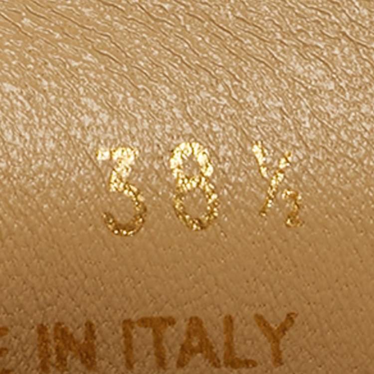 Pre Owned Prada Beige Suede San Tropez Mules Size 38.5