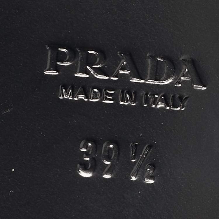 Pre Owned Prada Size 39.5 Brown Suede Knee Length Boots