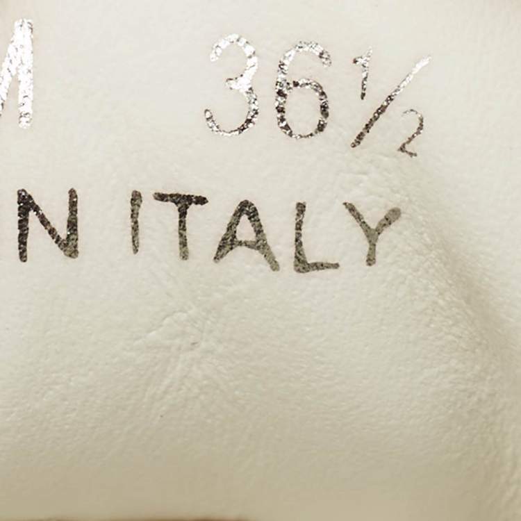 Pre Owned Prada Downtown Size 36.5 Blue/White Leather Low Top Sneakers