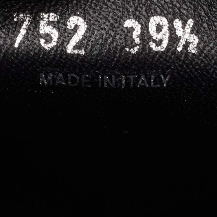 Pre Owned Prada Size 39.5 Black Neoprene Crystal Embellished Slip On Sneakers