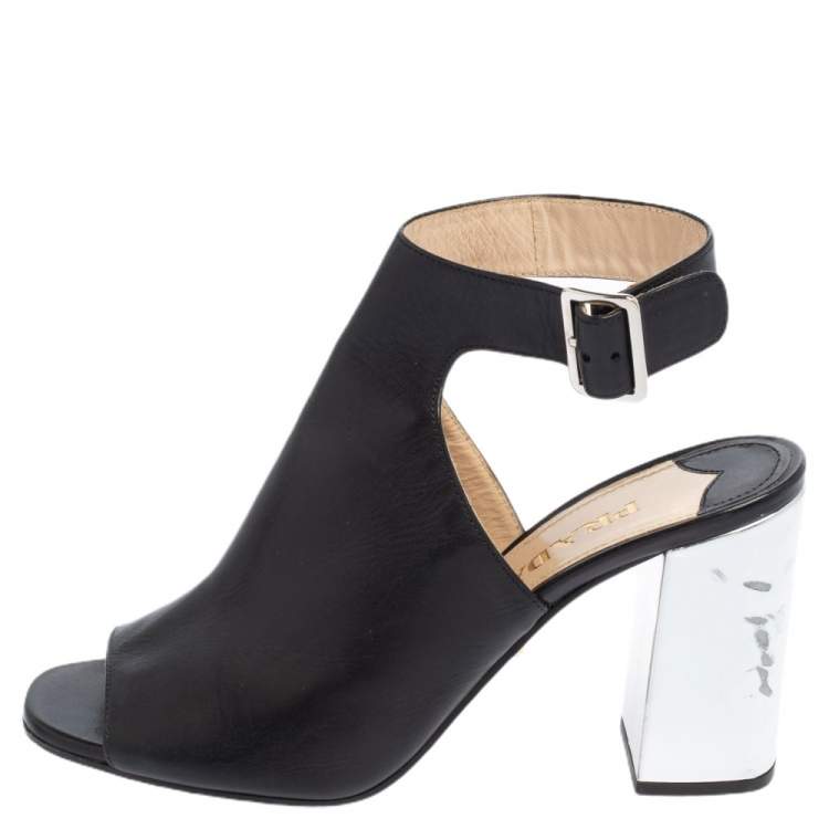 Buy LUNA BLU by Westside Tan Peep Toe Block Heel Sandals for Online @ Tata  CLiQ