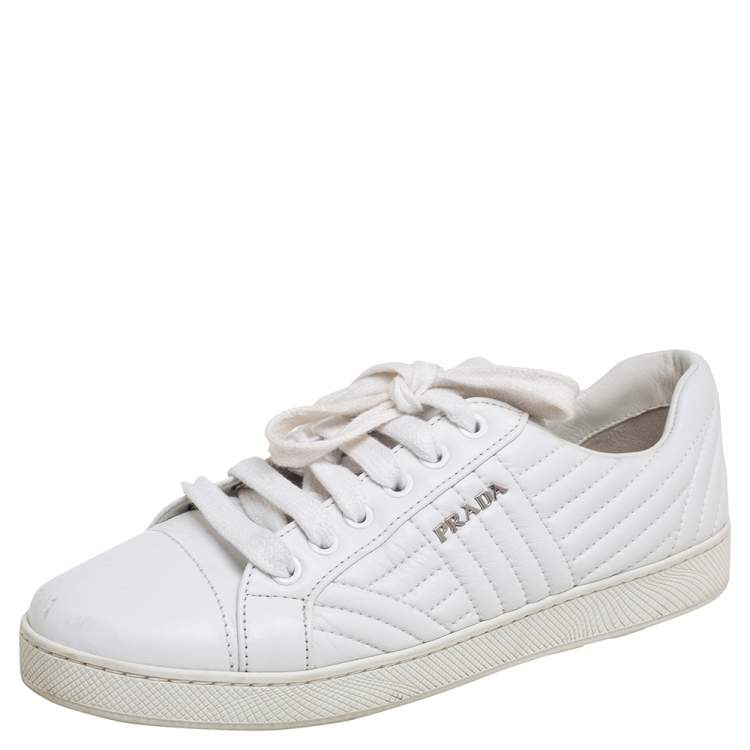Karl Lagerfeld | Women's Rosalie Quilted Sneakers | White Green | Size 10  in Metallic | Lyst