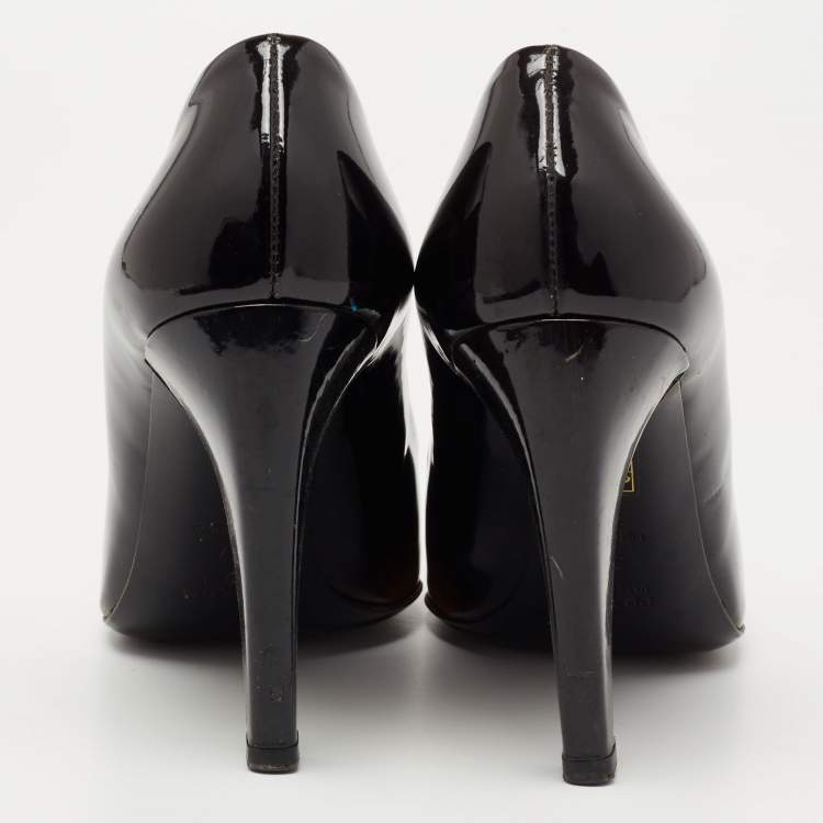 Pre Owned Prada Two-Tone Ombre Patent Leather Pumps Size 37