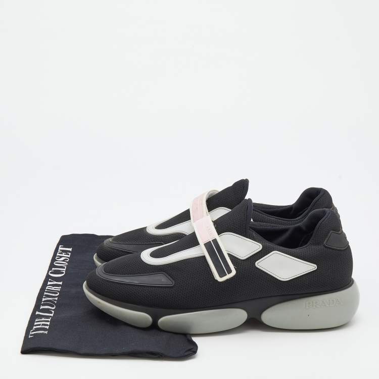 Pre Owned Prada Tri Color Mesh Cloudbust Low Top Sneakers Size 41