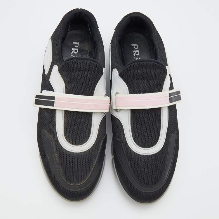 Pre Owned Prada Tri Color Mesh Cloudbust Low Top Sneakers Size 41