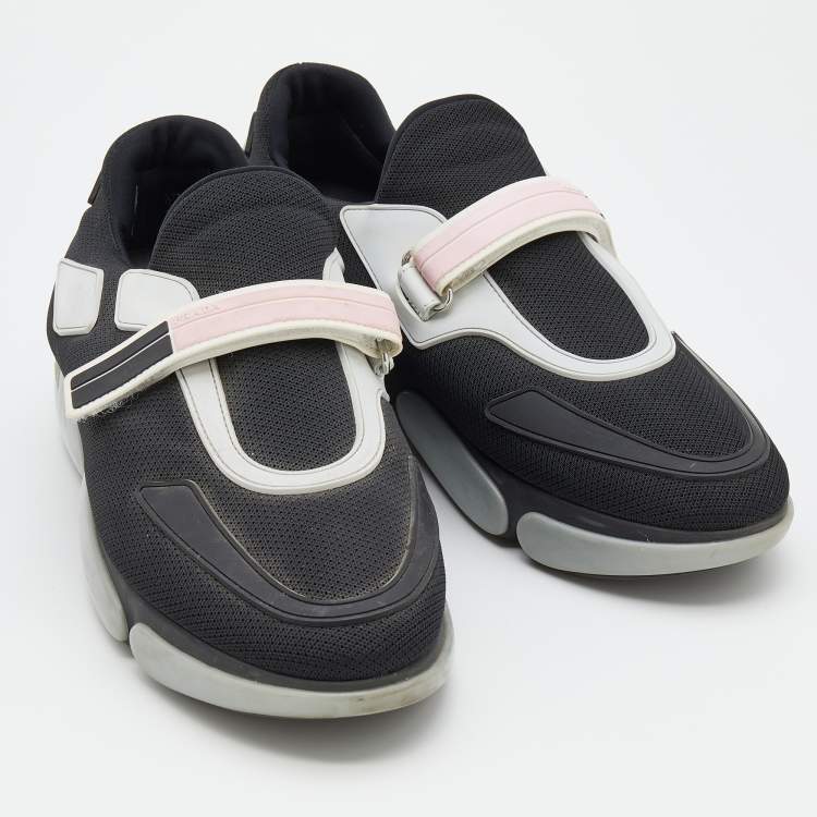 Pre Owned Prada Tri Color Mesh Cloudbust Low Top Sneakers Size 41