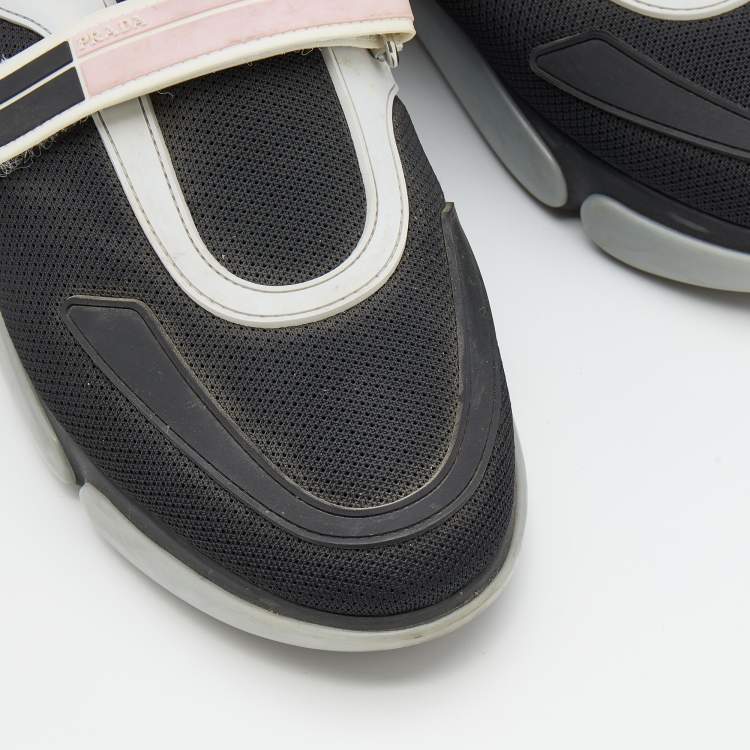 Pre Owned Prada Tri Color Mesh Cloudbust Low Top Sneakers Size 41