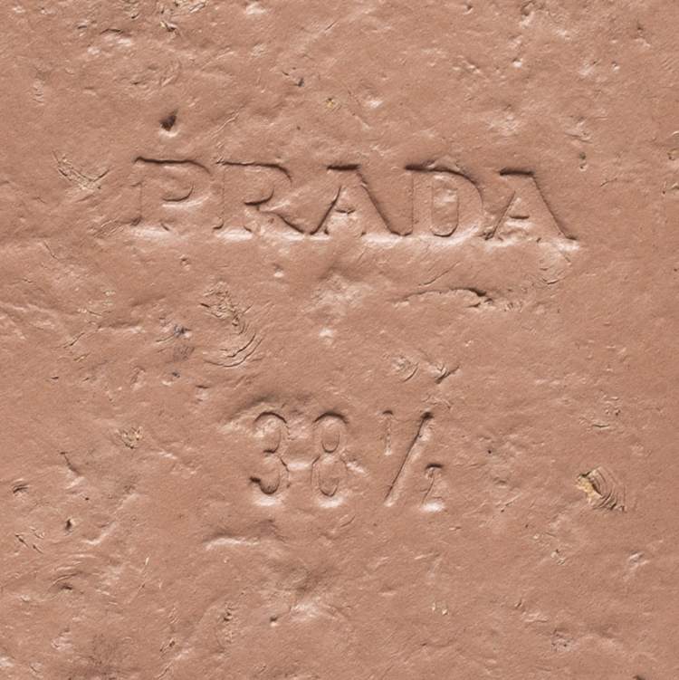 Pre Owned Prada Blue Suede Smoking Slippers Size 38.5