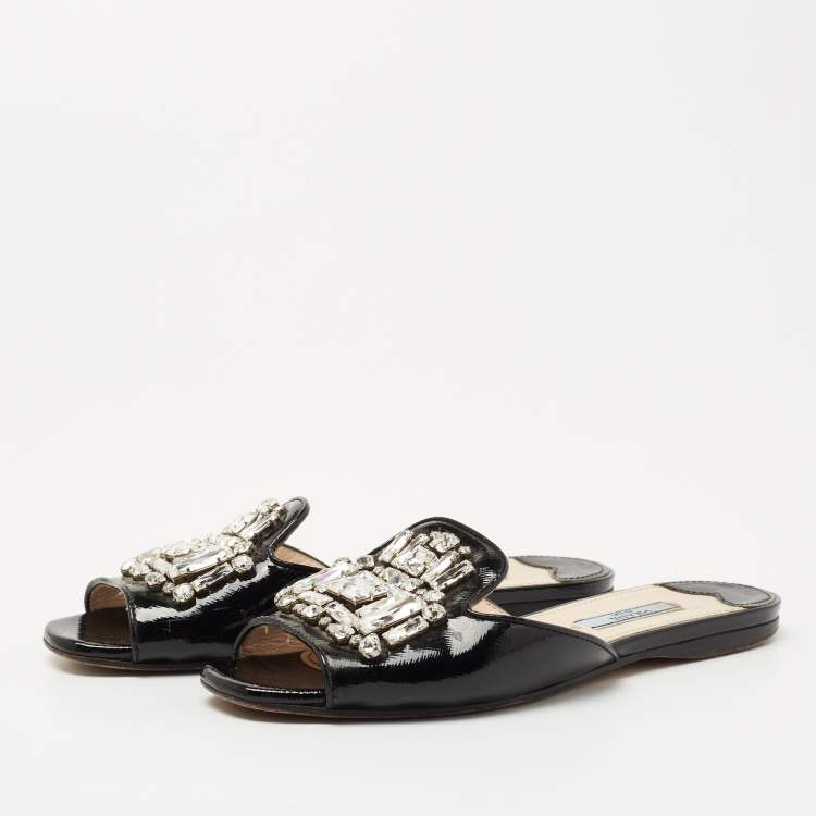 Prada flip 2024 flops womens