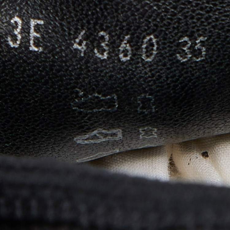 Pre Owned Prada Sport Black Patent Leather Lace-up Scrunch Flats Size 35