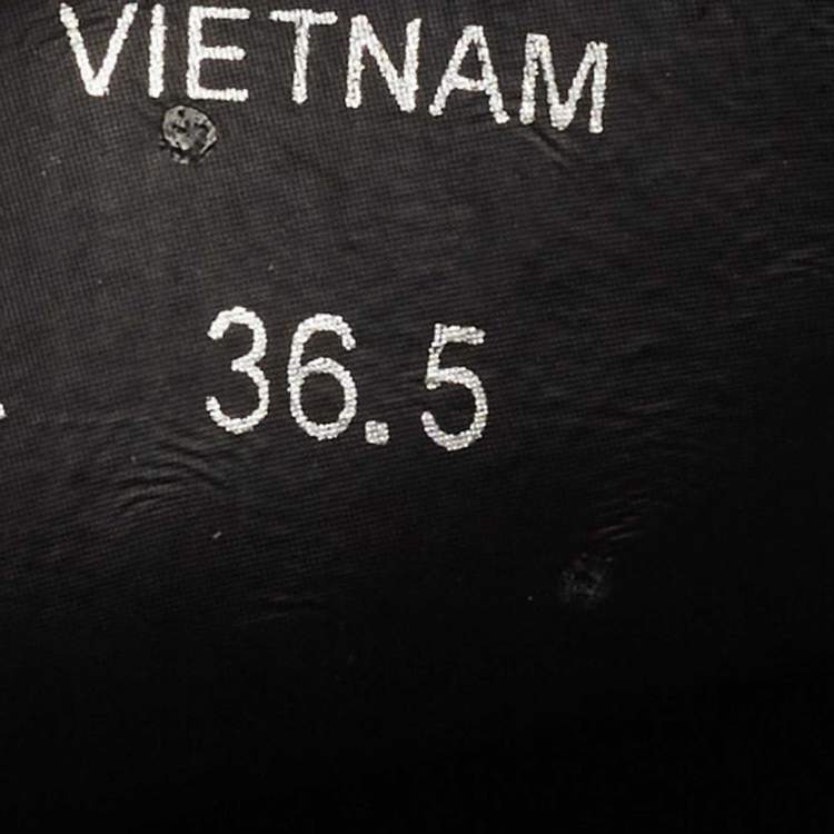 Pre Owned Prada Black Knit Slip On Sneakers  Size 36.5