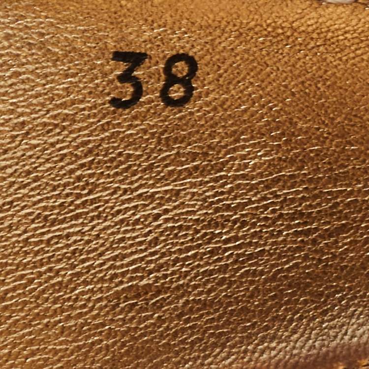 Pre Owned Prada White /Black Leather Peep Toe Espadrille Flats Size 38