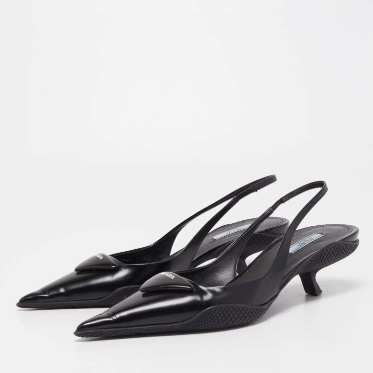 Prada slingback outlet pumps