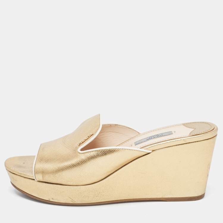 Prada platform shop slide sandal