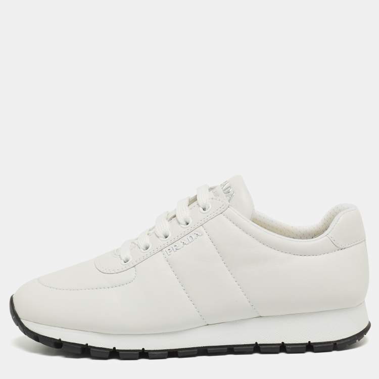 White discount prada trainers