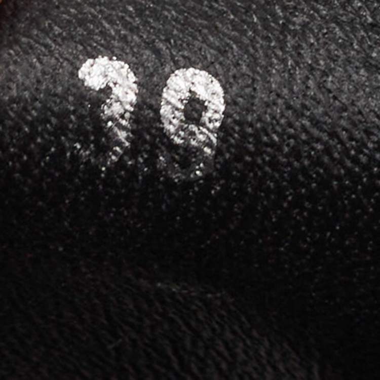 Pre Owned Prada Black Neoprene Crystal Embellished Slip On Sneakers Size 39