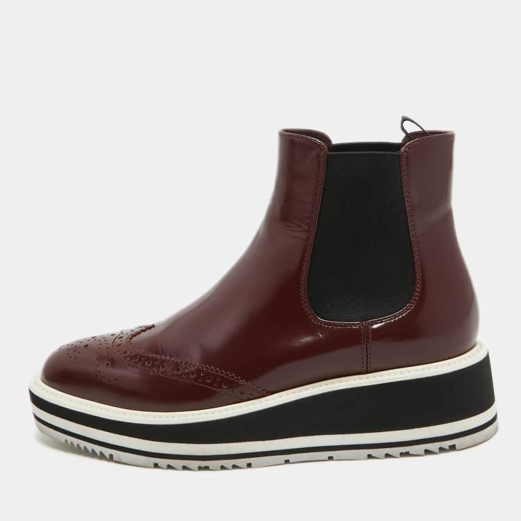 Prada chelsea boots clearance women