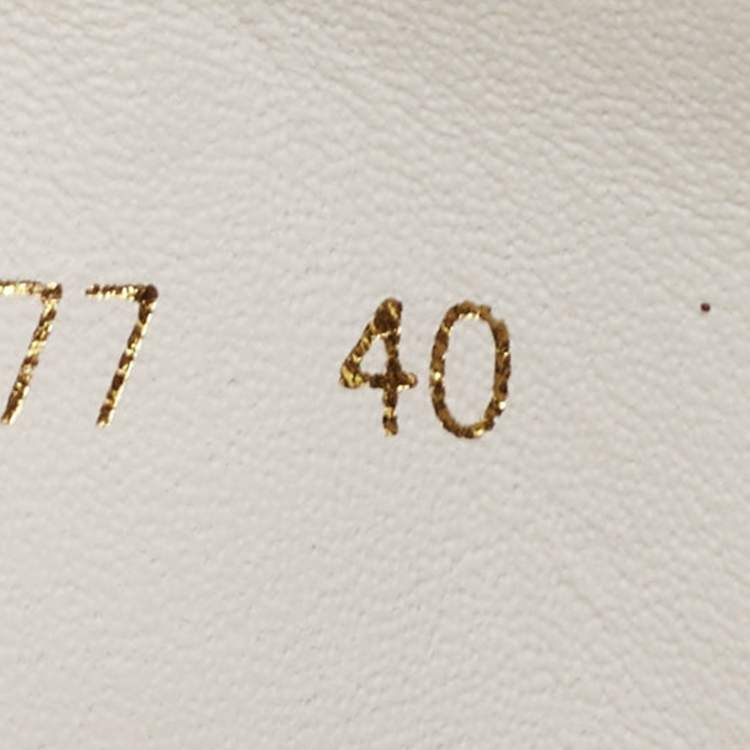 Pre Owned Prada Metallic Gold Glitter Stud Low Top Sneakers Size 40