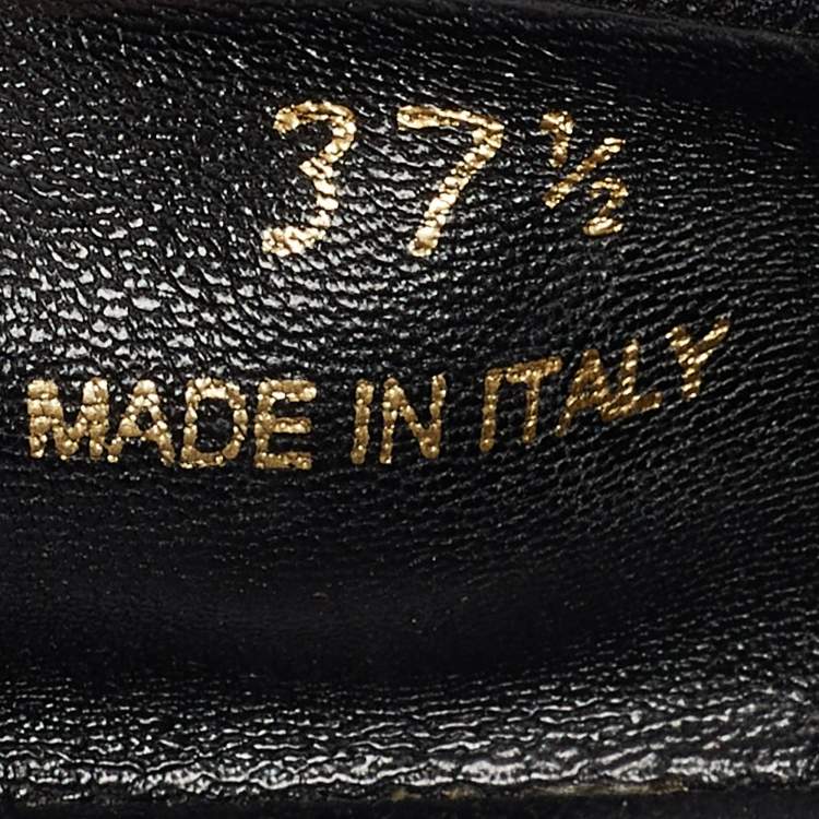 Pre Owned Prada Black Neoprene Crystal Embellished Slip On Sneakers Size 37.5