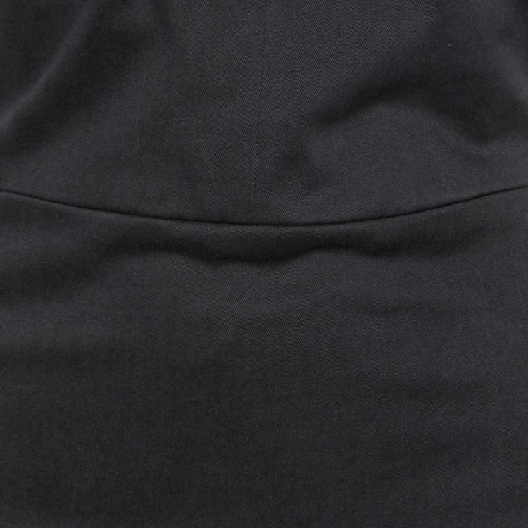 Pre Owned Preen by Thorton Bregazzi Black Stretch Cotton Morgan Dress XS