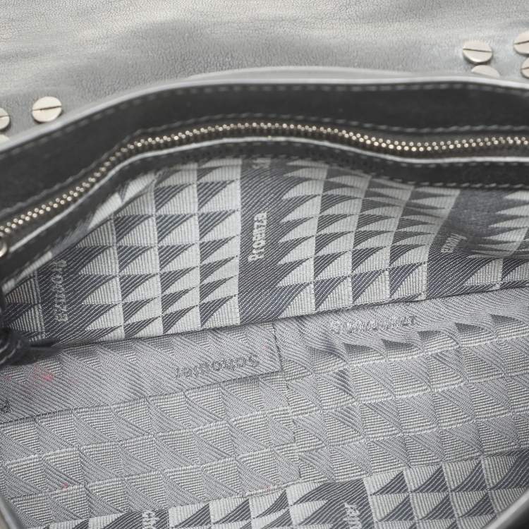 Pre Owned Proenza Schouler Black Leather Tiny PS1 Top Handle Bag