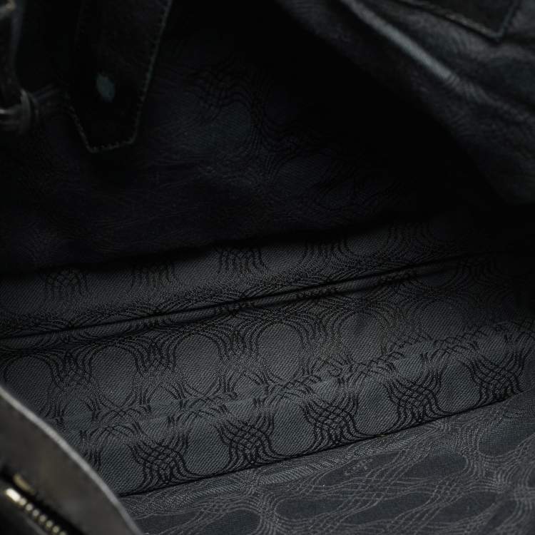 مملوكة مسبقًا Proenza Schouler PS1 Large Black Leather Top Handle Bag