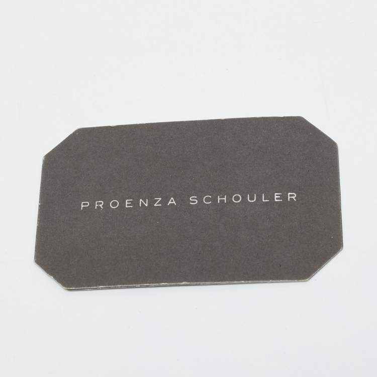 مملوكة مسبقًا Proenza Schouler PS1 Large Black Leather Top Handle Bag