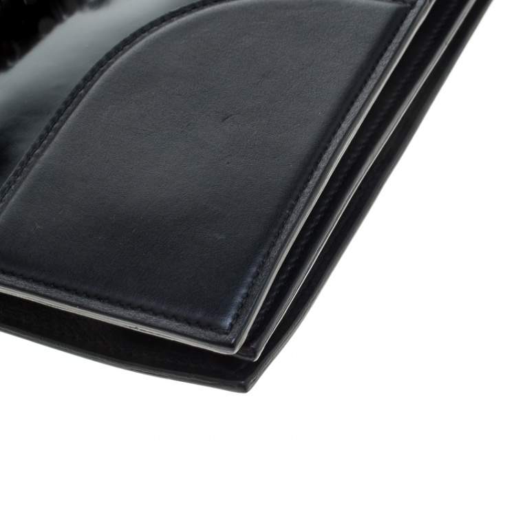Pre Owned Proenza Schouler Black Leather Record Shoulder Bag