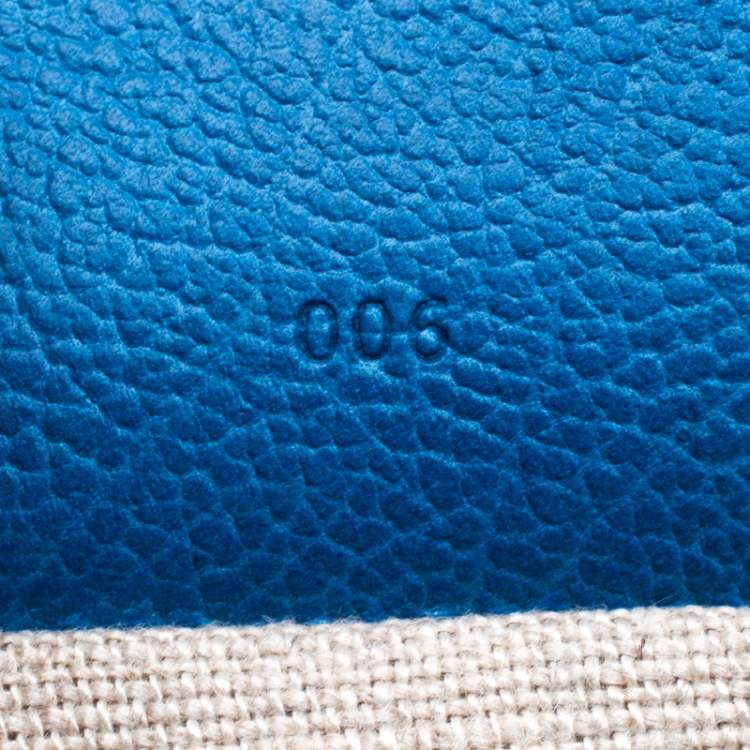 Pre Owned Proenza Schouler Blue Leather Large PS13 Satchel