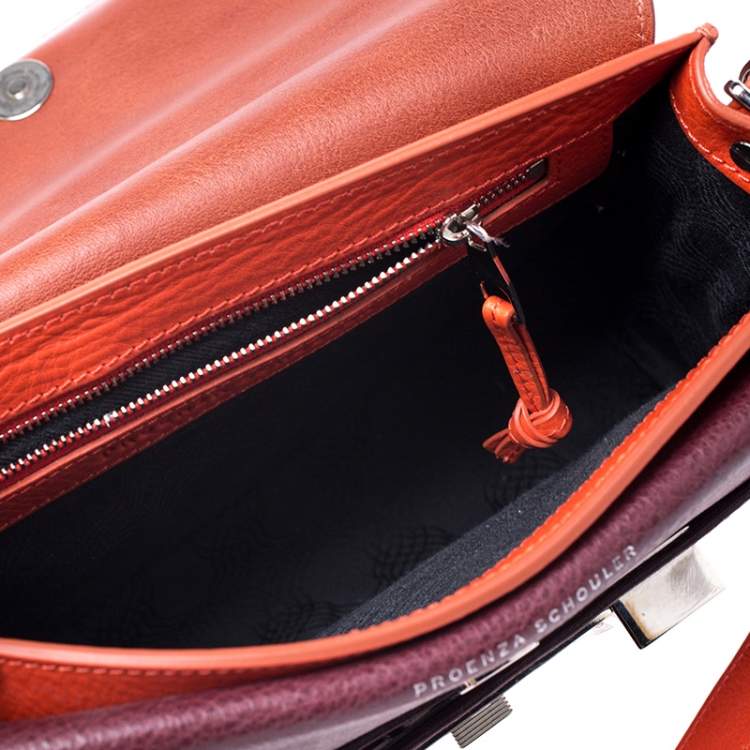 Pre Owned Proenza Schouler Multicolor Leather Mini Classic PS11 Shoulder Bag