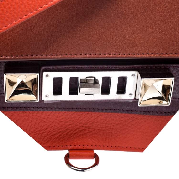 Pre Owned Proenza Schouler Multicolor Leather Mini Classic PS11 Shoulder Bag