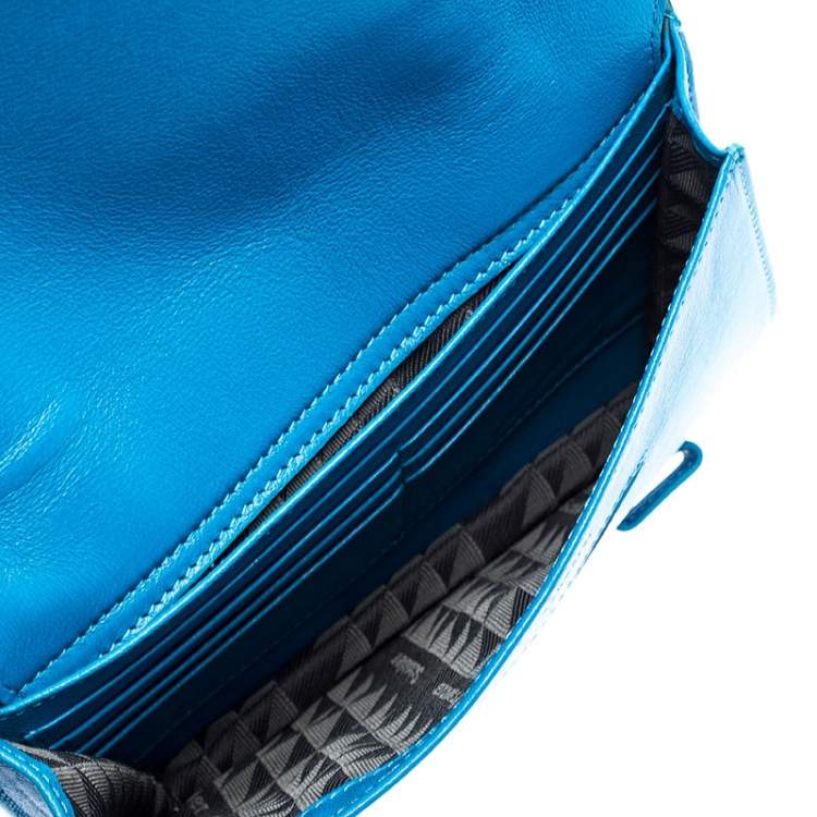 Pre Owned Proenza Schouler Blue Leather PS1 Crossbody Bag
