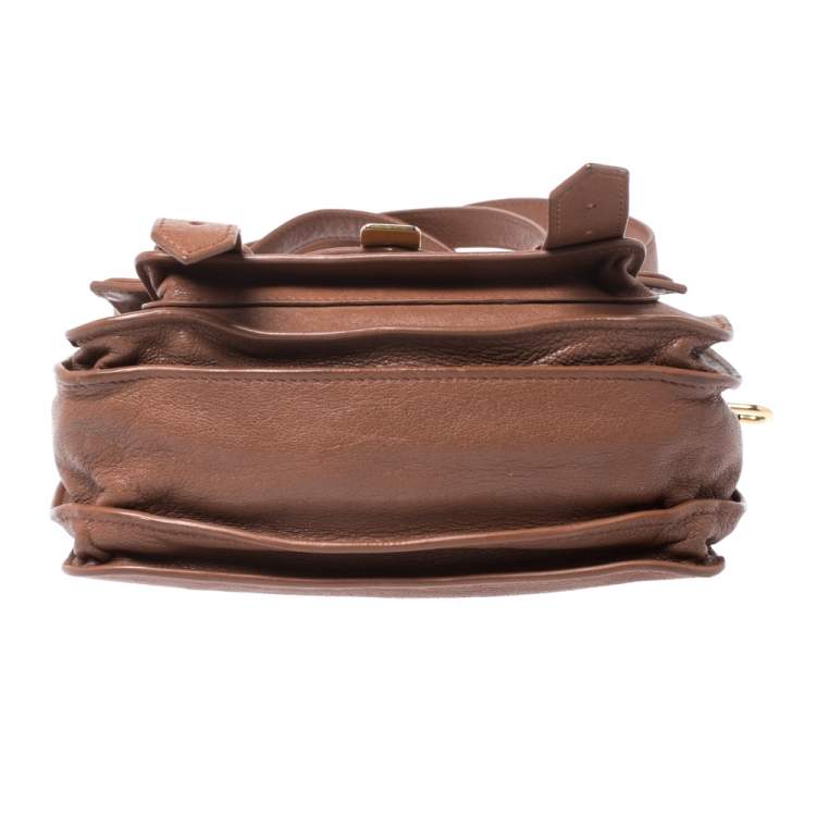 Pre Owned Proenza Schouler Brown Leather PS1 Mini Shoulder Bag