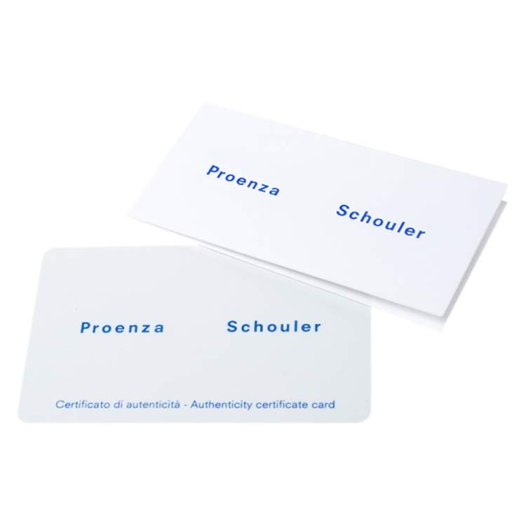 Pre Owned  Proenza Schouler Blue Leather PS1 Wallet On Chain