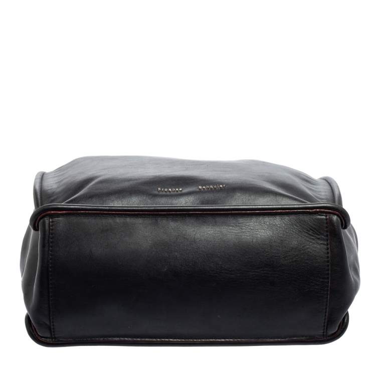 Pre Owned Proenza Schouler Black Leather Tassel Shopper Tote