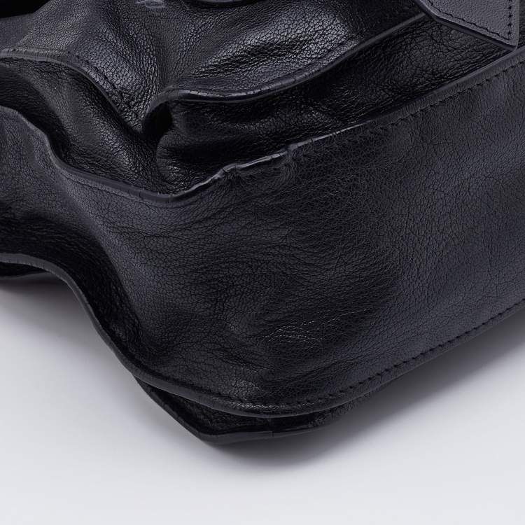 Pre Owned Proenza Schouler Black Leather PS1 Satchel