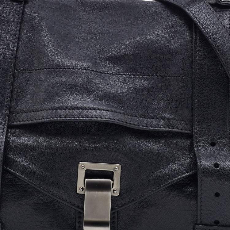 Pre Owned Proenza Schouler Black Leather PS1 Satchel