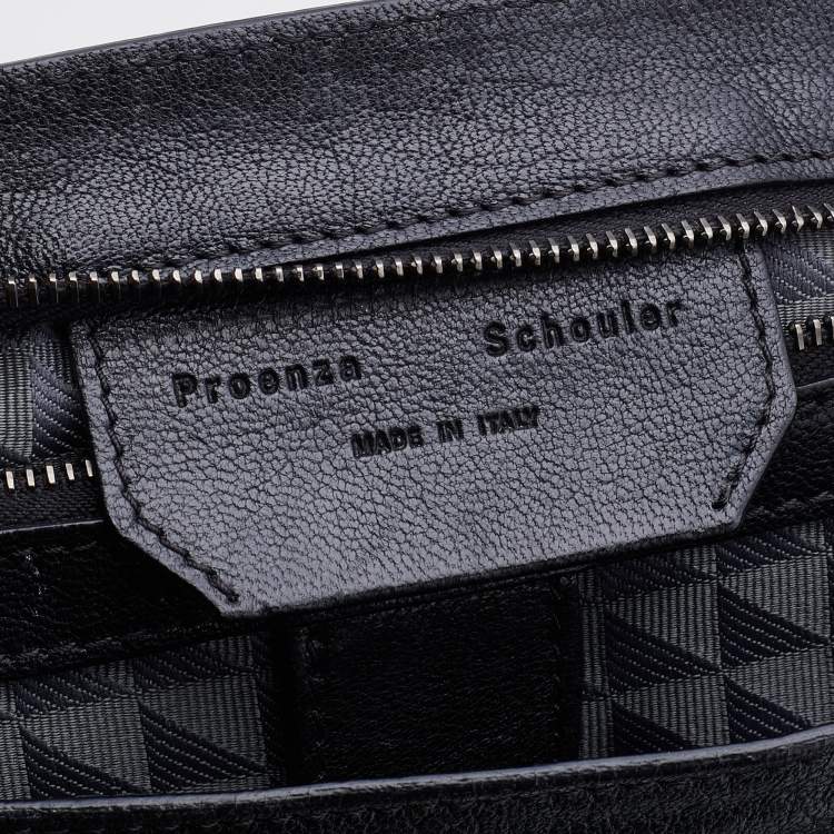 Pre Owned Proenza Schouler Black Leather PS1 Satchel