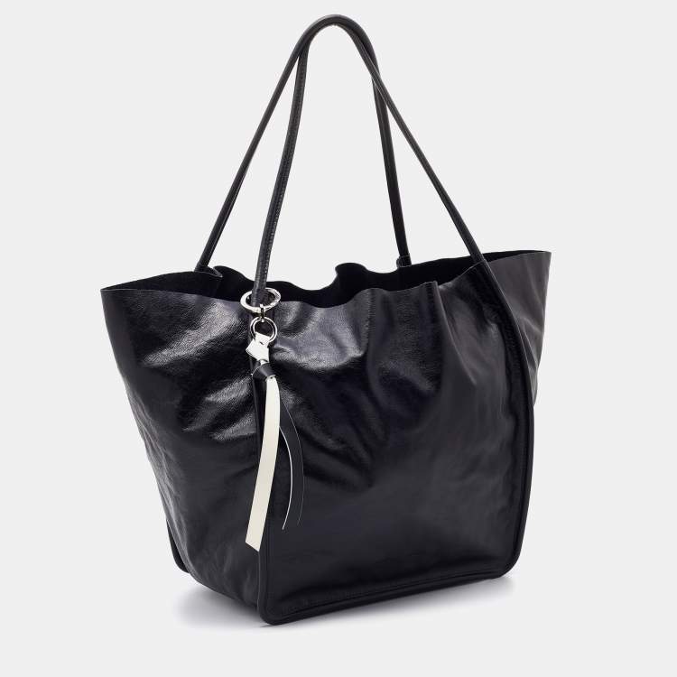 Pre Owned Proenza Schouler Black Leather Extra Large Tote